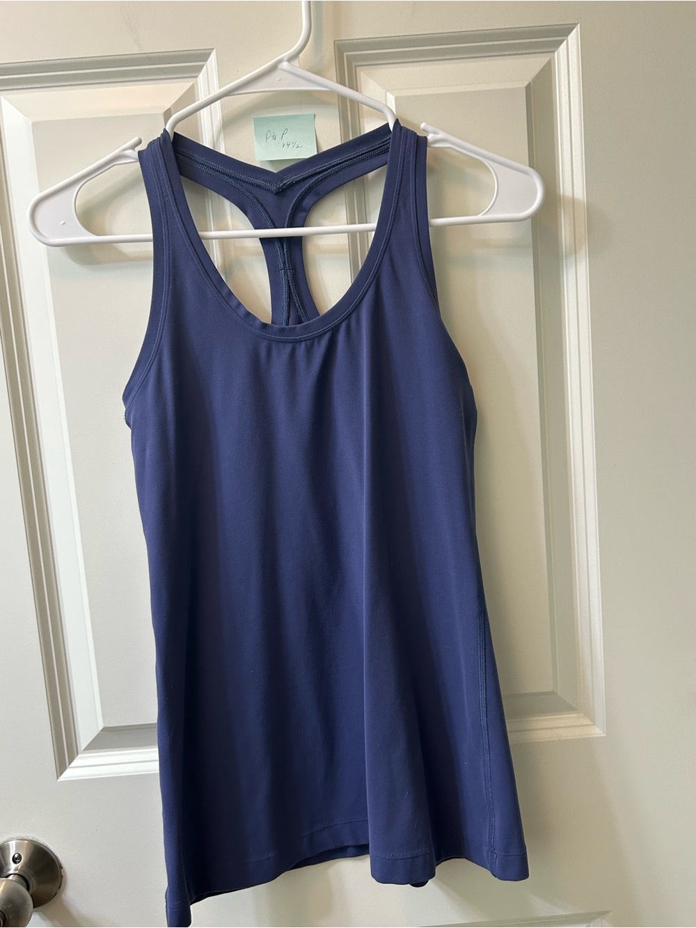 lululemon athletica Navy Blue Racerback Tank Top
